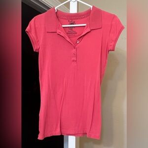 Pink anchor blue Top-Small